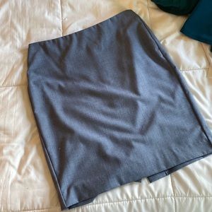 Grey/purple pencil skirt